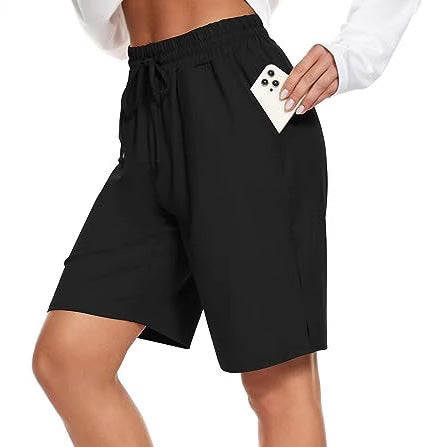 Mist Azur Bermuda shorts Women&