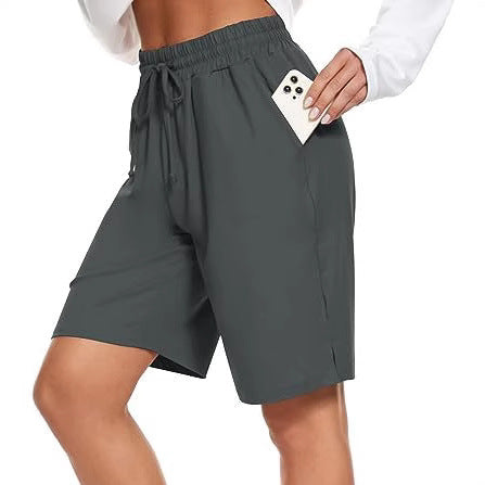 Mist Azur Bermuda shorts Women&