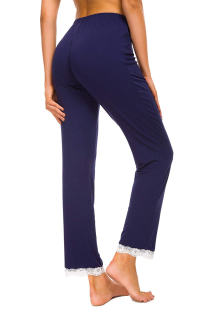 Mist Azur Lounge pants Sleep Pants for Women Knit Pajamas Pants