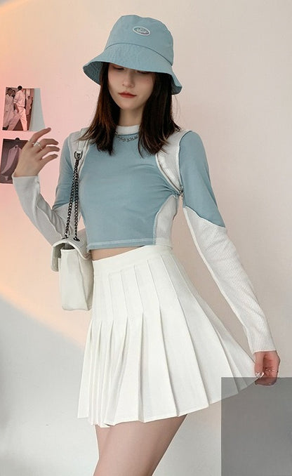 Mist Azur Pleated skirts Women&