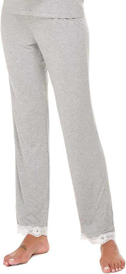 Mist Azur Lounge pants Sleep Pants for Women Knit Pajamas Pants