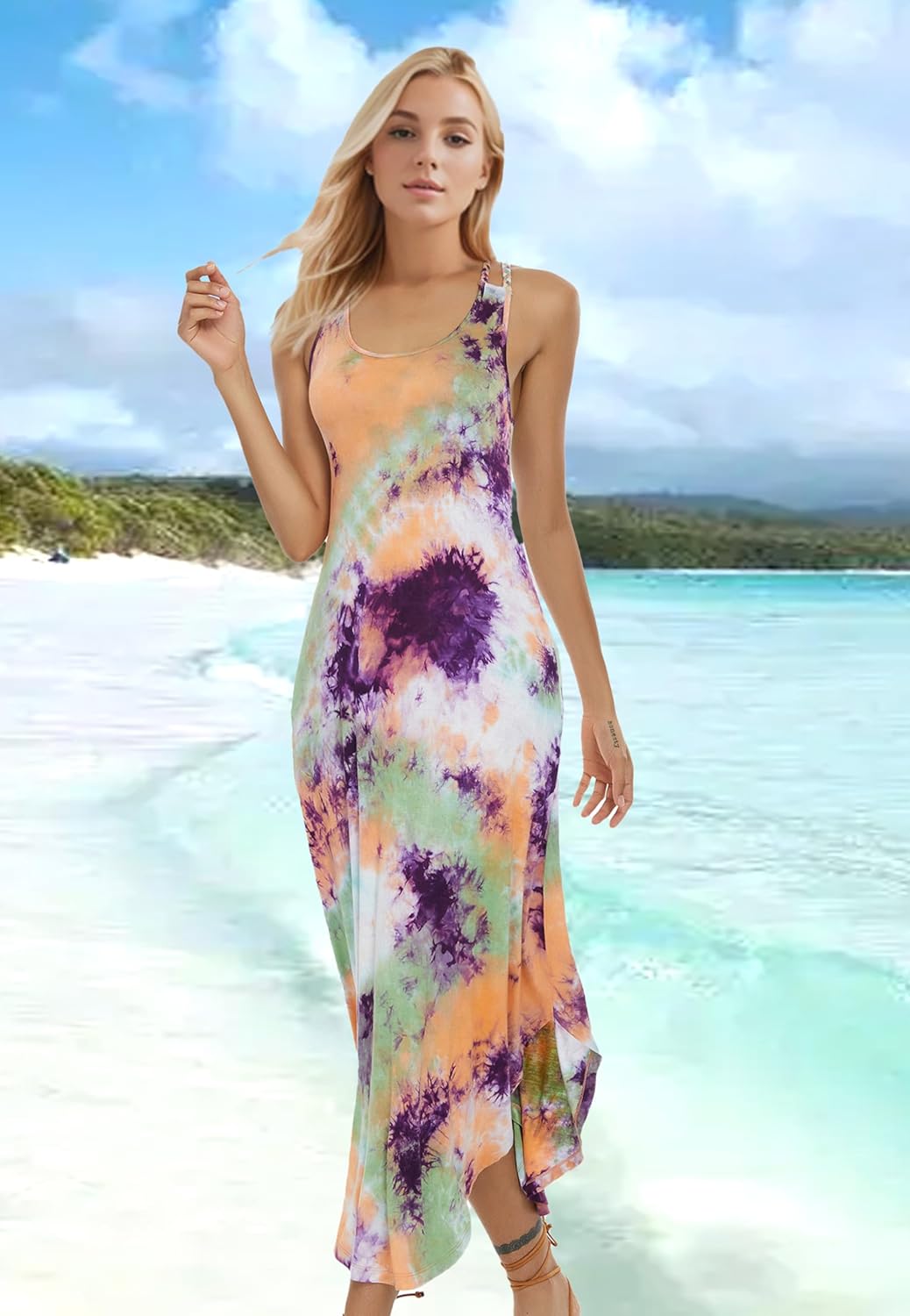Mist Azur Sundresses Women&