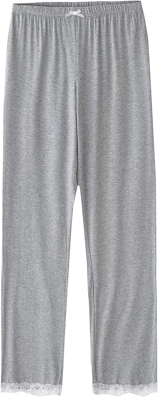 Mist Azur Lounge pants Sleep Pants for Women Knit Pajamas Pants