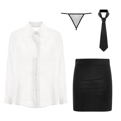 Sexy Secretary Cosplay Lingerie Office Nurse Uniform Bunny Maid Kawaii Halloween Costumes