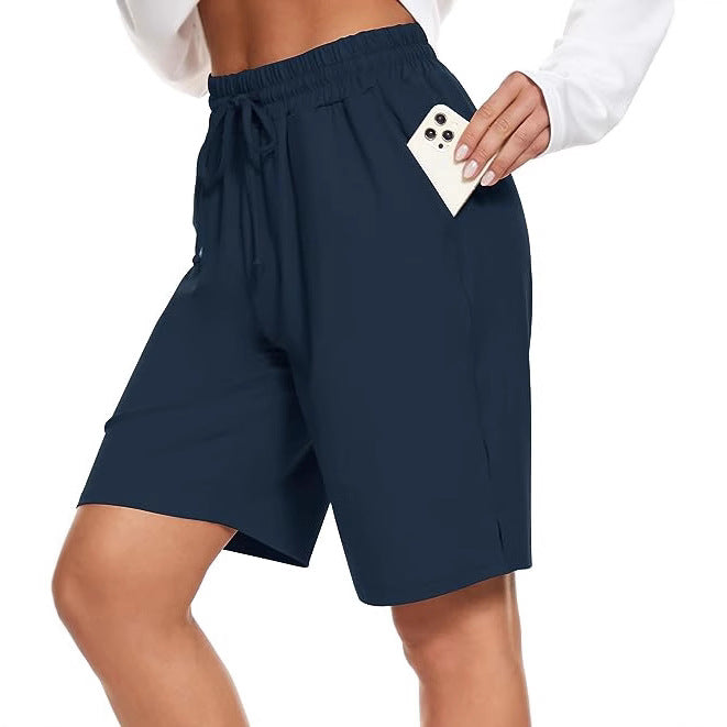 Mist Azur Bermuda shorts Women&