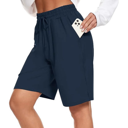 Mist Azur Bermuda shorts Women&