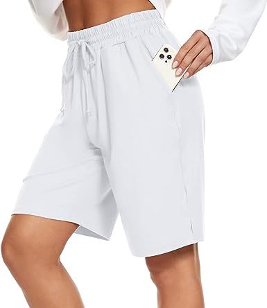 Mist Azur Bermuda shorts Women&