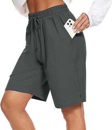 Mist Azur Bermuda shorts Women&