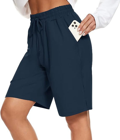 Mist Azur Bermuda shorts Women&