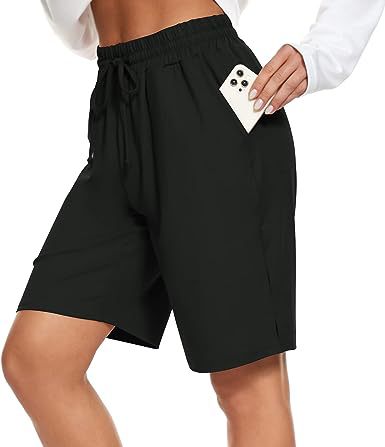 Mist Azur Bermuda shorts Women&