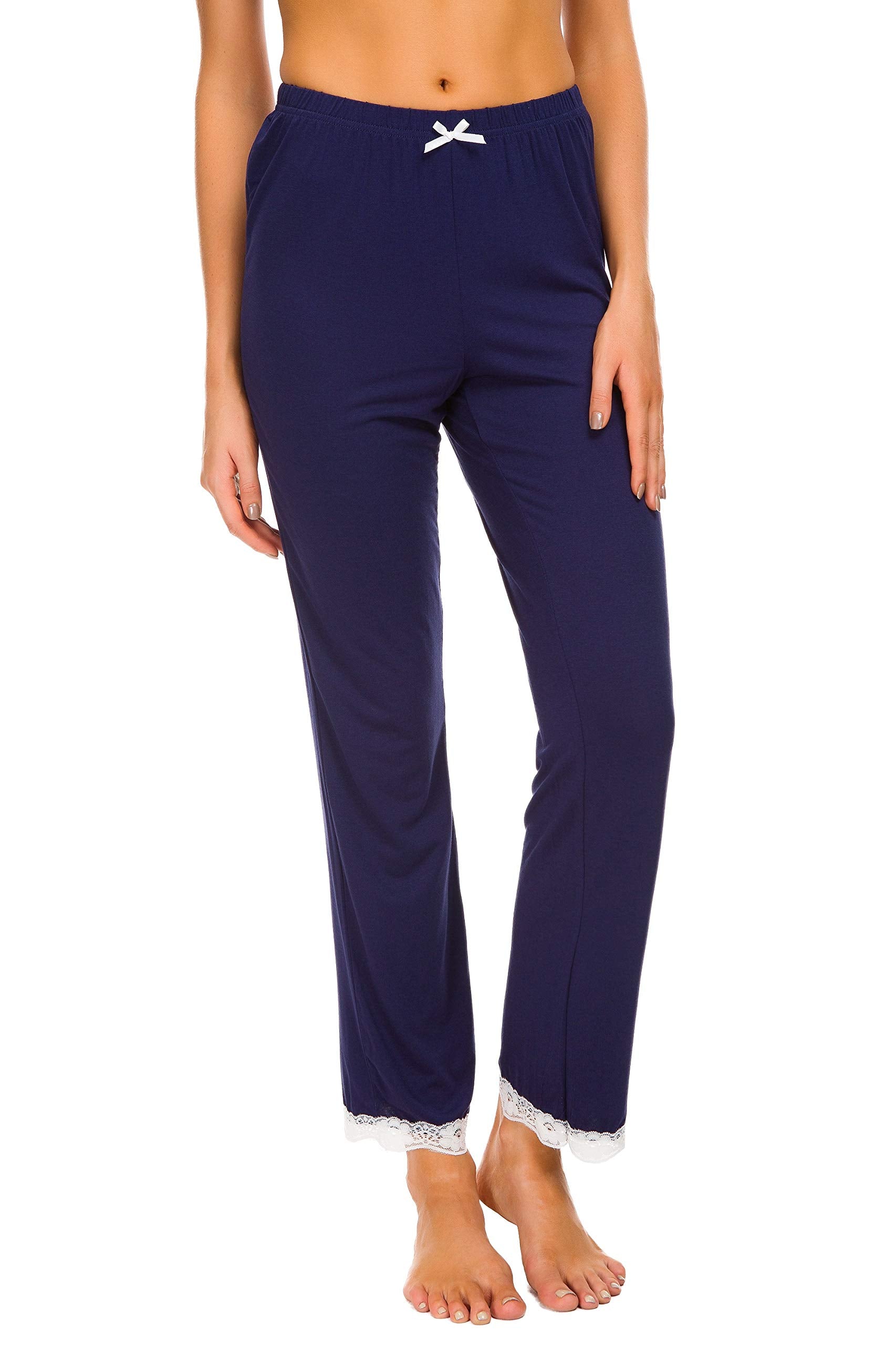 Mist Azur Lounge pants Sleep Pants for Women Knit Pajamas Pants