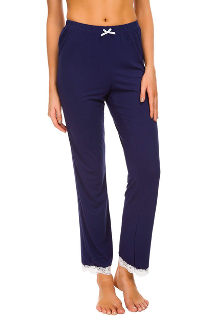Mist Azur Lounge pants Sleep Pants for Women Knit Pajamas Pants